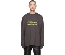 Gray 'Communal Strangers' Sweatshirt