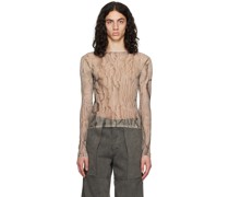Khaki Dried Sand Long Sleeve T-Shirt