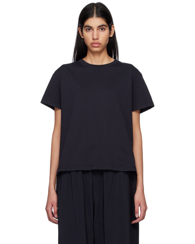 Studio Nicholson Damen Navy Marine T-Shirt