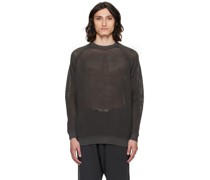 Gray O-Project Loose-Fit Long Sleeve T-Shirt