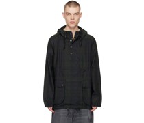 Black Overhead Smock Jacket