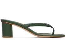 Green Nile Thong Heeled Sandals
