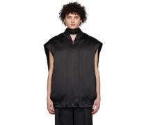 Black Bomber Vest