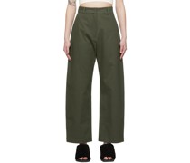 Green Canvas Trousers