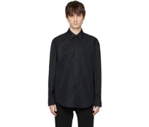 Black Slit Shirt