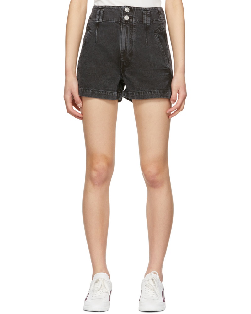 Étoile Isabel Marant Damen Black Tihana Shorts