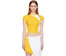 Yellow Deconstructed T-Shirt