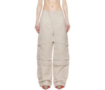 SSENSE Exclusive Taupe Hard Trousers