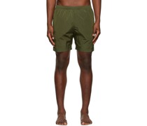 Khaki Neat Steve Swim Shorts