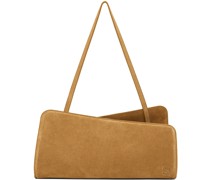 Tan Slant Shoulder Bag