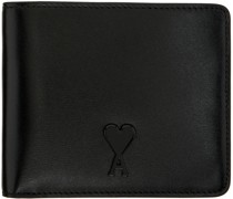 Black Ami de Cœur Folded Wallet