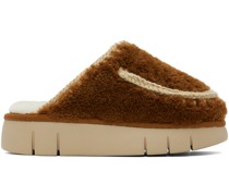 Brown Bounce Slippers