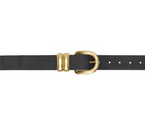 Black Zoira Leather Belt