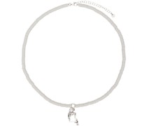 SSENSE Exclusive Gray Raver Necklace