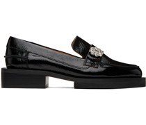 Black Jewel Loafers