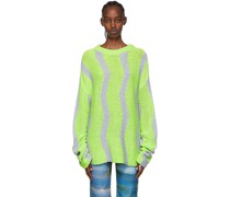 Green & Gray Let The Sea Resound And All That Is In It: Part 2 (Hippocampus) Sweater