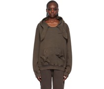 Brown Ribbon Hoodie