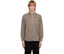 Brown Patch Pocket Shirt