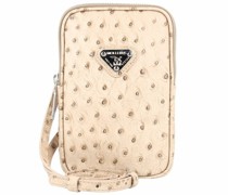 Wildhorn Handytasche Leder 11 cm taupe grau