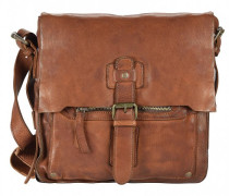 Submarine Umhängetasche Leder 24 cm cognac