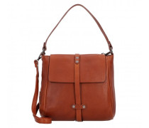 Alassio Schultertasche Leder cognac