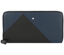 Meisterstück Geldbörse Leder 19, black/blue