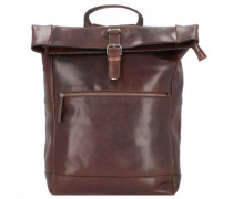 Roma Rucksack Leder 40 cm Laptopfach