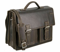 Westcoast Aktentasche Leder 40 cm Sattel