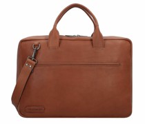 Structure Lloyd Aktentasche Leder Laptopfach cognac