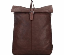 Cool Casual Albatros Rucksack Leder 40 cm chocolate brown