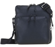 Vinci Umhängetasche Leder 20 cm black