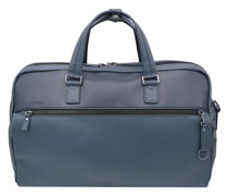 Boston Weekender Reisetasche Leder 48 cm blue