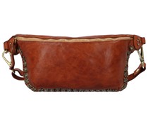 Gürteltasche Leder 25 cm cognac