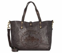 Shopper Tasche Leder 36 cm grigio