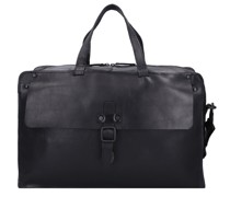 Aber Weekender Reisetasche Leder 42 cm black