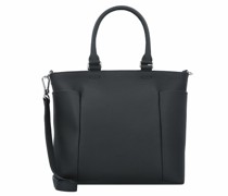 Tana 11 Shopper Tasche Leder 35 cm black