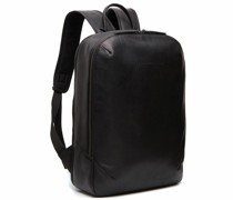 Bangkok Rucksack Leder Laptopfach black