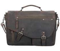 Vintage Revival Aktentasche Leder Laptopfach brown