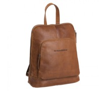 Wax Pull Up Naomi City Rucksack Leder cognac