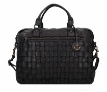 Cool Casual Aris Aktentasche Leder 40 cm Laptopfach dark ash