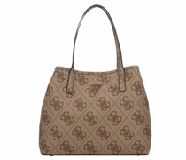 Vikky Shopper Tasche latte logo