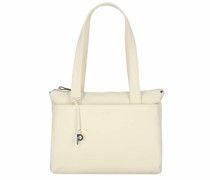Timeless Shopper Tasche Leder cream