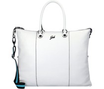 G3 Plus L Handtasche Leder bianco ottico