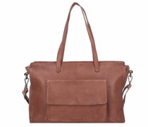 Alvanley Wickeltasche Leder 40 cm tan