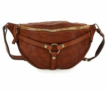 Gürteltasche Leder 26 cm cognac