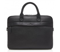 Chris Aktentasche RFID Leder Laptopfach black