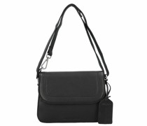 City Carlin Schultertasche Leder black