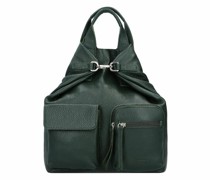 Vika Handtasche Leder 28 cm bottlegreen