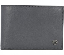 Black Square Geldbörse RFID Leder 12,5 cm blue4