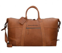 Wax Pull Up Portsmouth Weekender Reisetasche Leder cognac